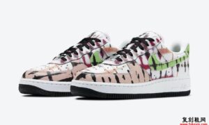 Nike Air Force 1 Low黑色扎染CW1267-101发售日期
